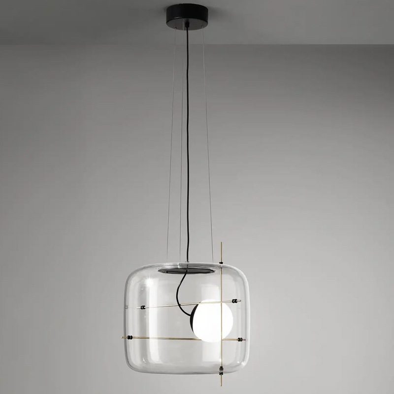 Plot glas taklampa