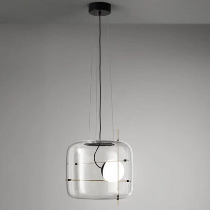 Plot glas taklampa
