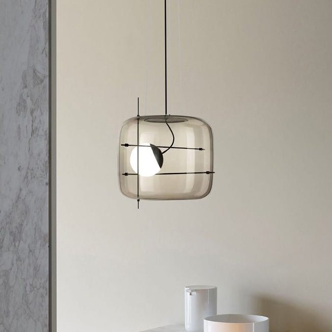 Plot glas taklampa