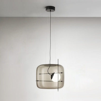 Plot glas taklampa