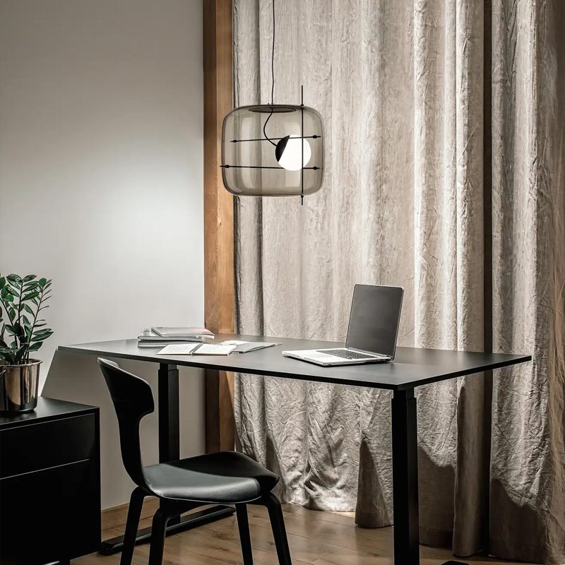 Plot glas taklampa