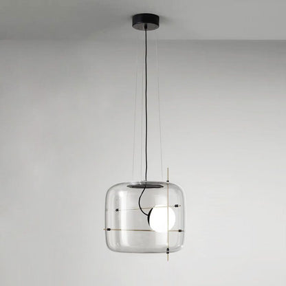 Plot glas taklampa