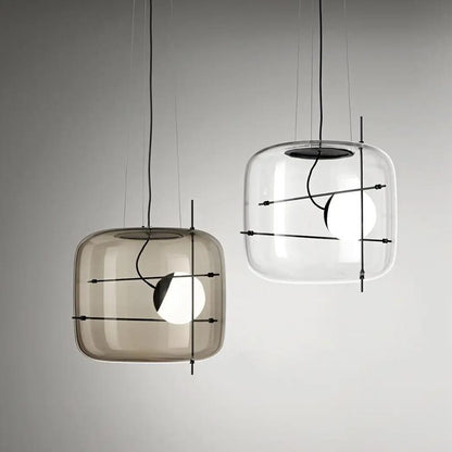 Plot glas taklampa