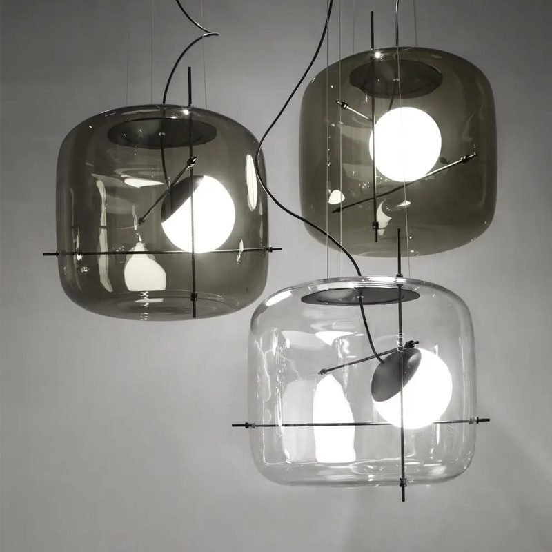 Plot glas taklampa