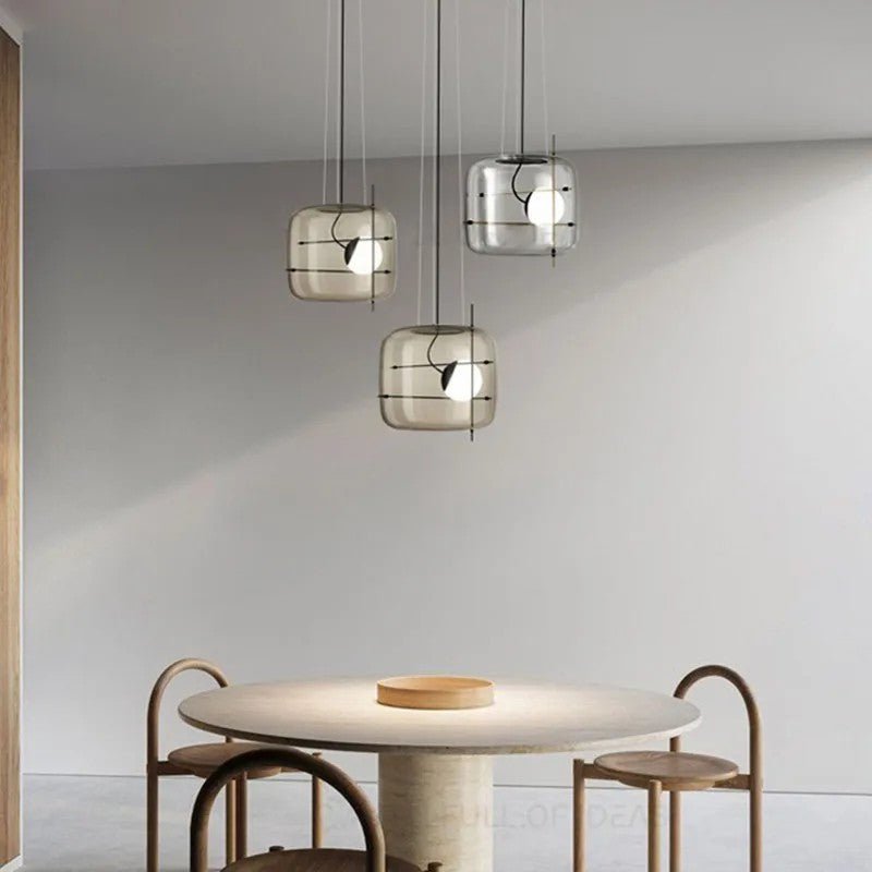 Plot glas taklampa
