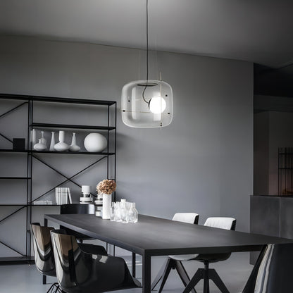 Plot glas taklampa