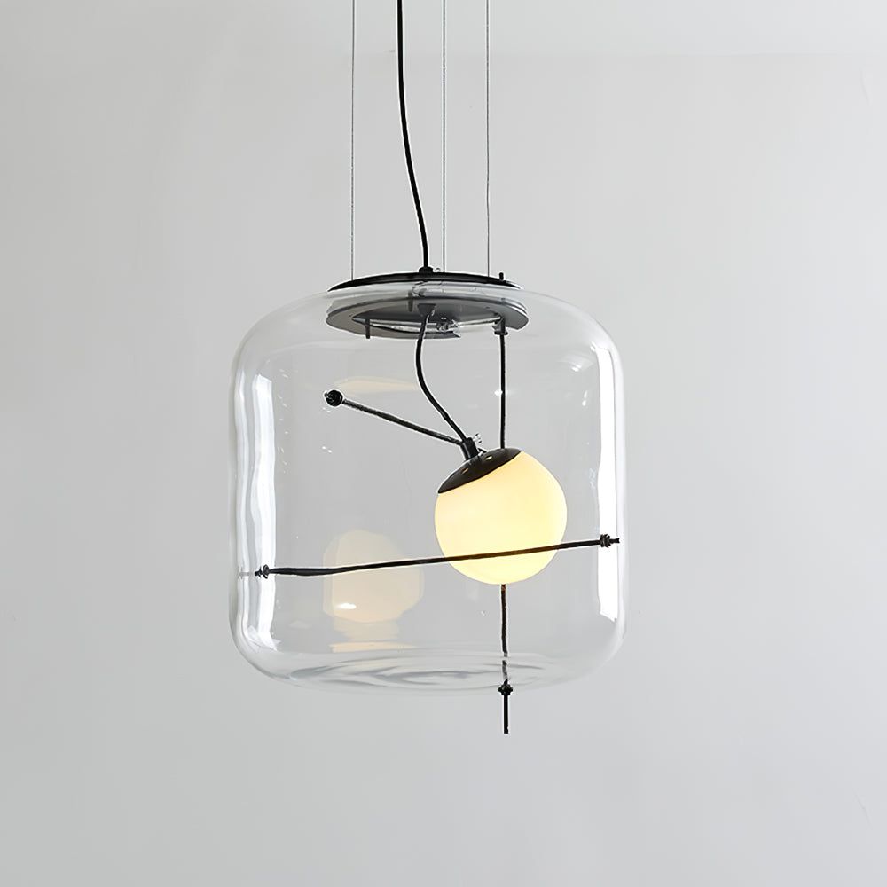 Plot glas taklampa