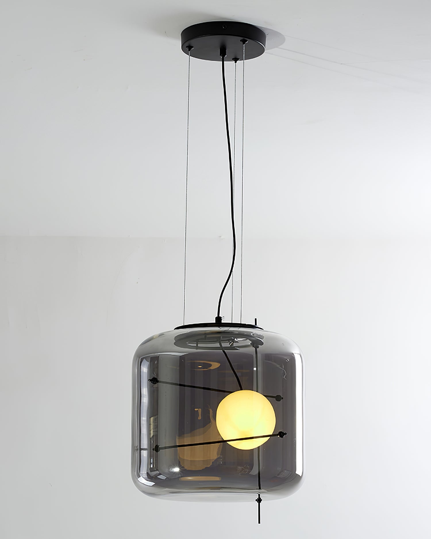 Plot glas taklampa