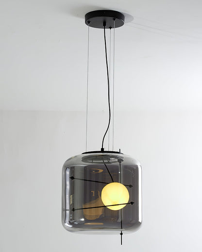 Plot glas taklampa