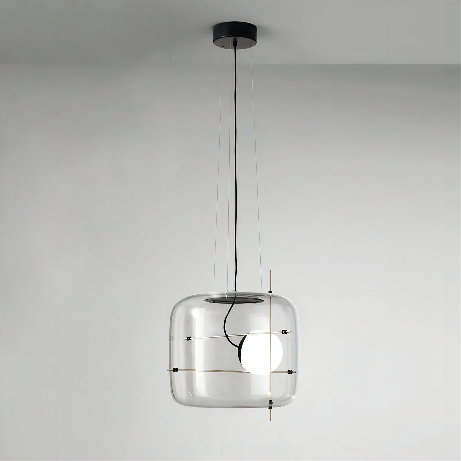 Plot glas taklampa