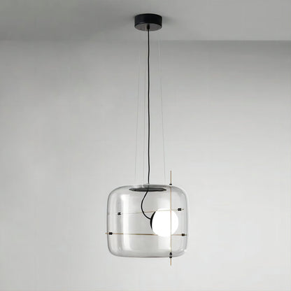 Plot glas taklampa