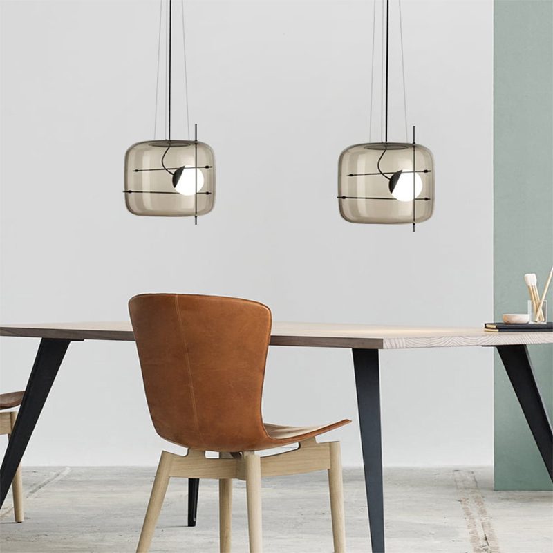 Plot glas taklampa