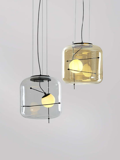 Plot glas taklampa