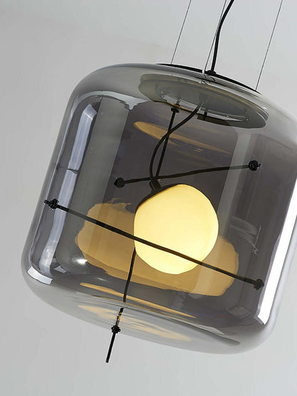 Plot glas taklampa