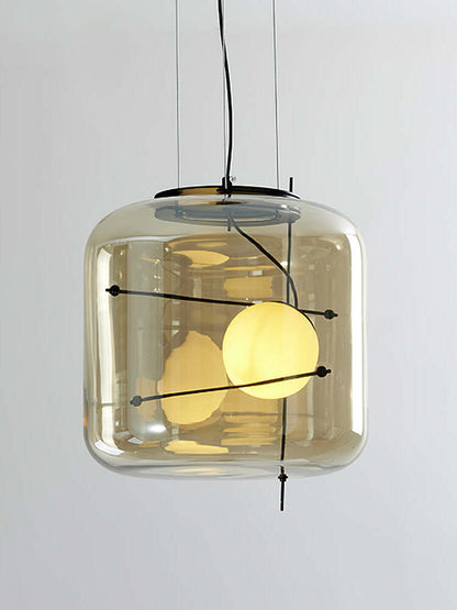 Plot glas taklampa