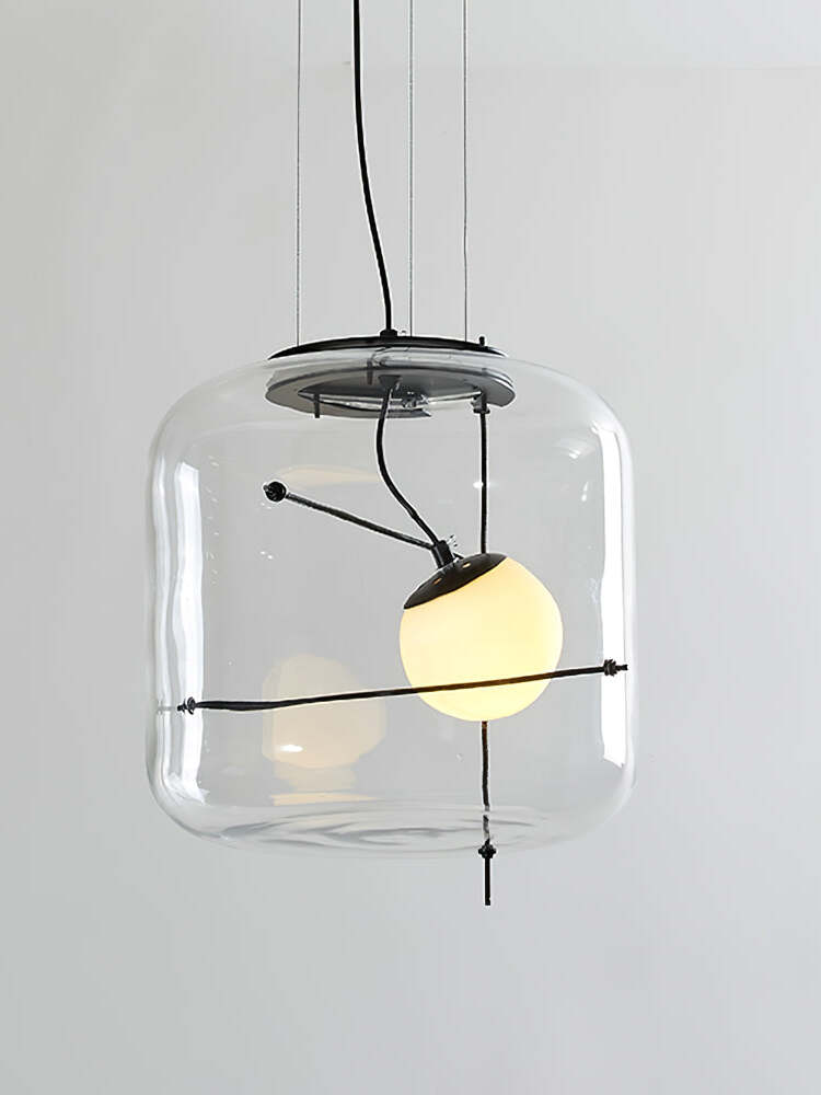 Plot glas taklampa