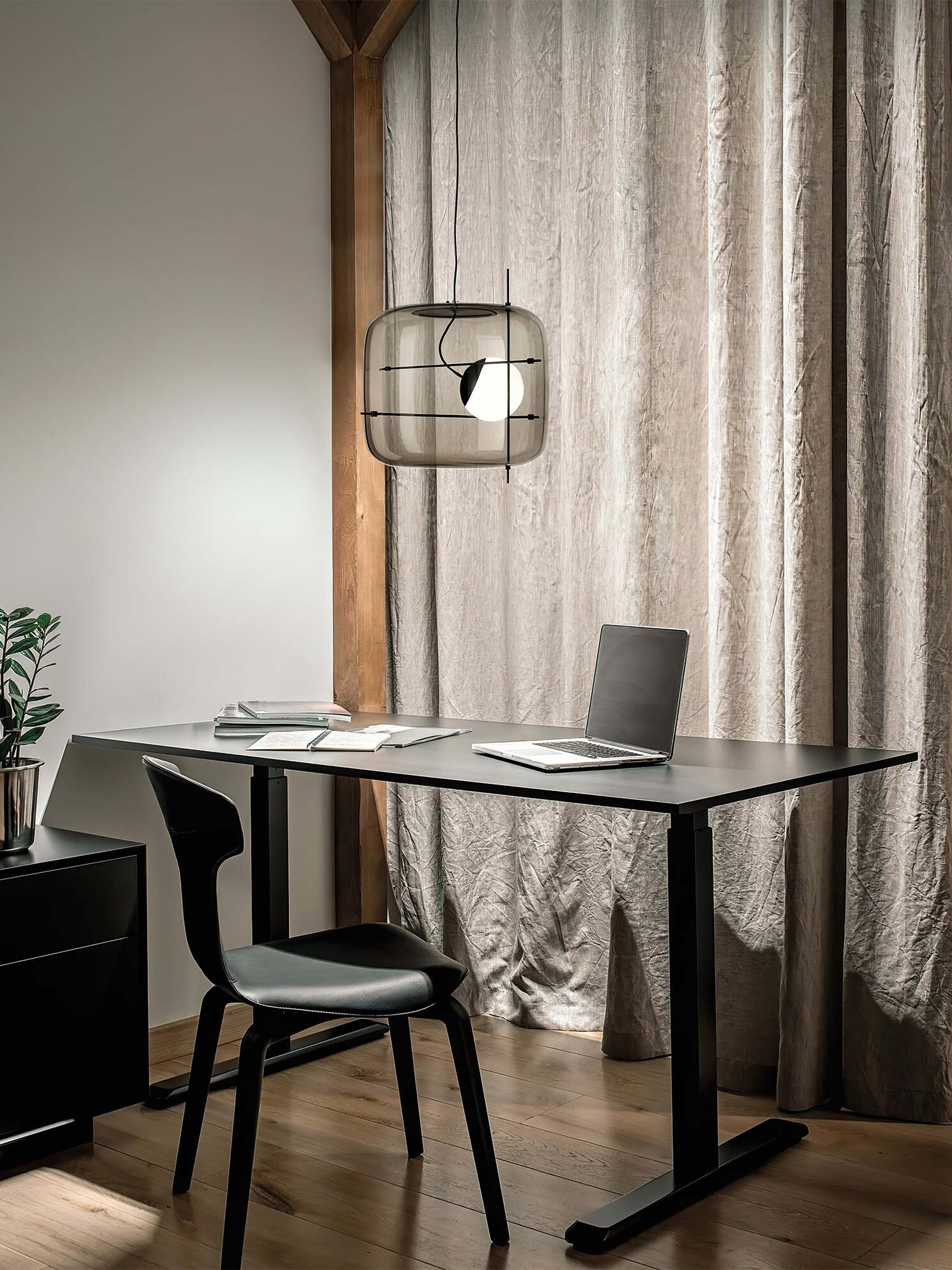 Plot glas taklampa