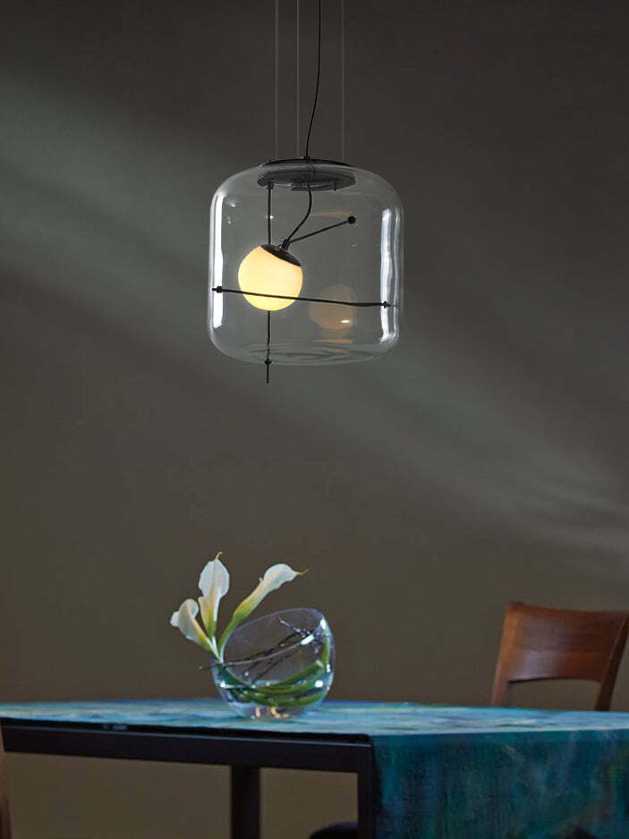 Plot glas taklampa