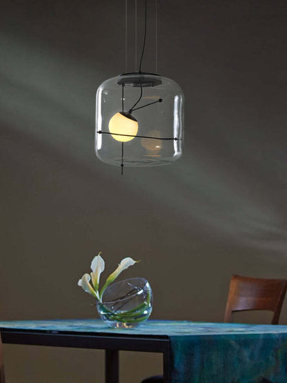 Plot glas taklampa