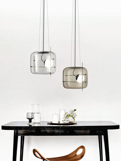 Plot glas taklampa