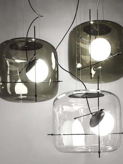 Plot glas taklampa