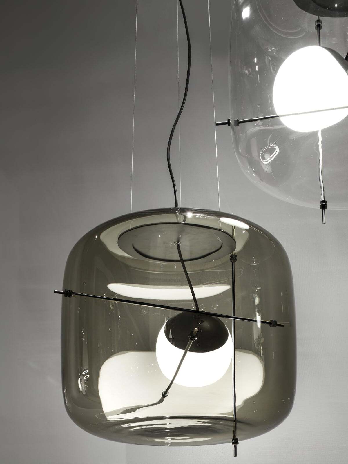 Plot glas taklampa