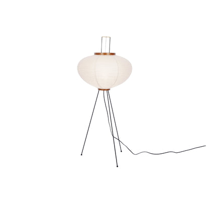 Lunora Haze | Skulptural golvlampa i rispapper i Japandi-stil