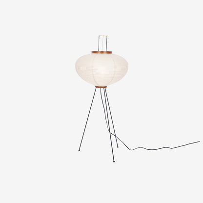 Lunora Haze | Skulptural golvlampa i rispapper i Japandi-stil