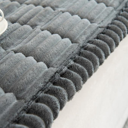 Plush Fållade Kanter Sofföverdrag