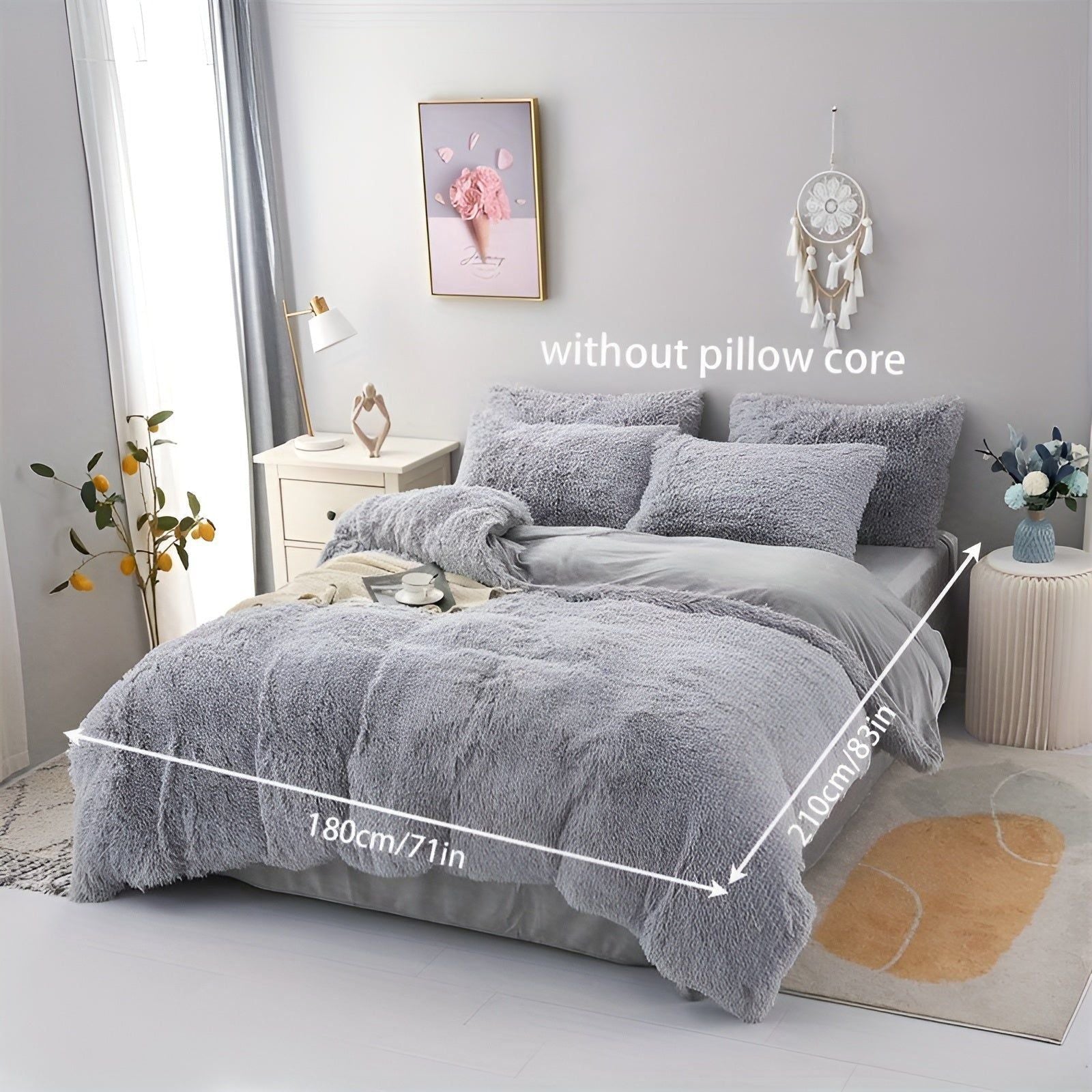 PlushSleep Set - Varm Pläd Förstärkt Vintersängkläder Set