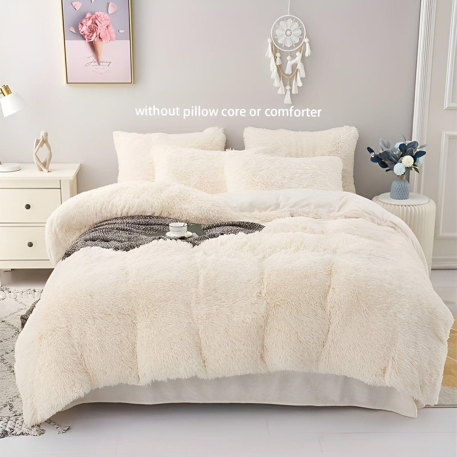 PlushSleep Set - Varm Pläd Förstärkt Vintersängkläder Set