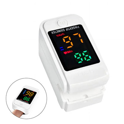 Pulse Oximeter | LED Fingermonitor för Hemanvändning