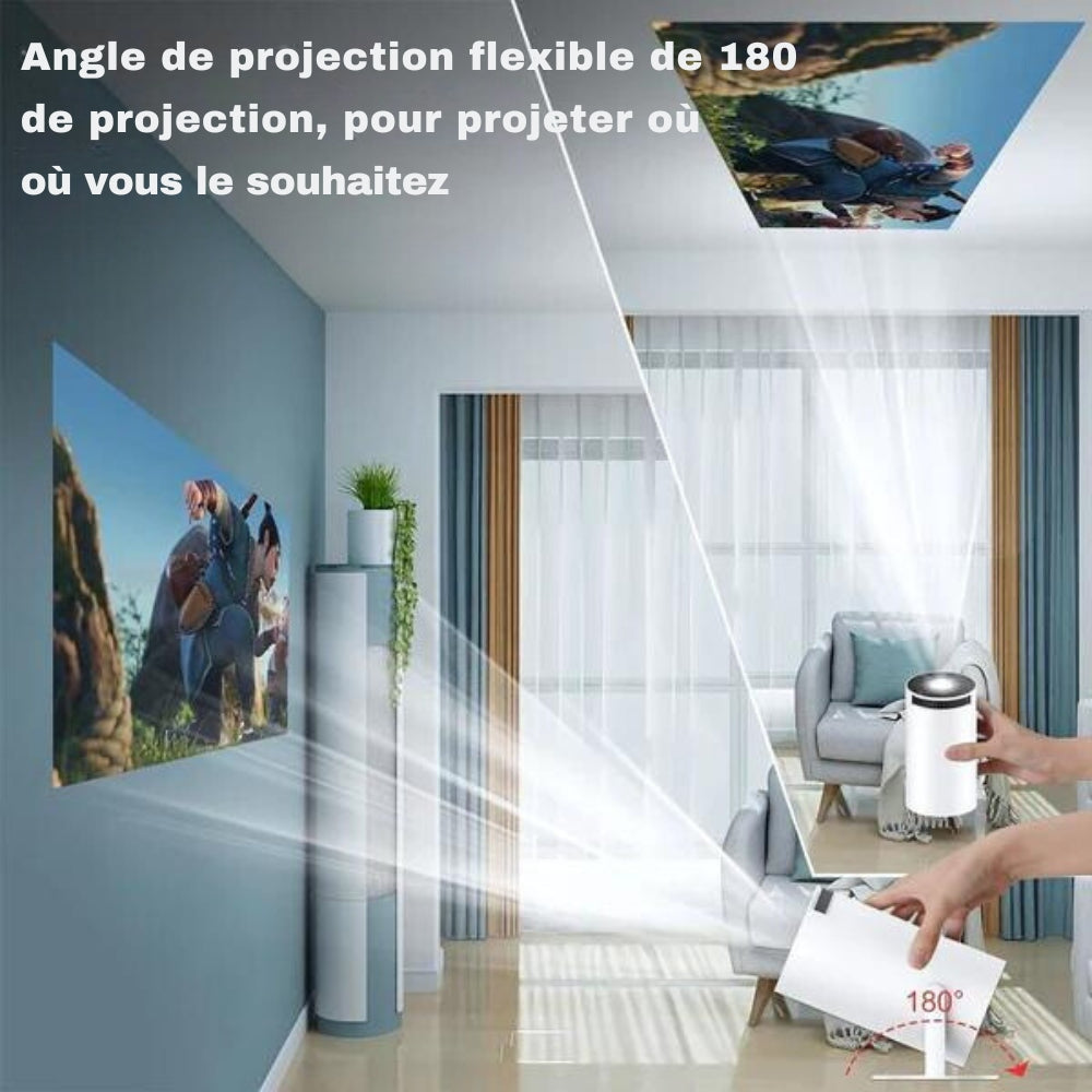 Hemmakino HD Bärbar Mini Projektor