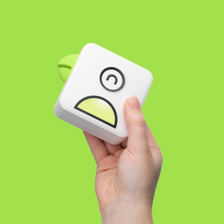 QuickSnap – Kompakt trådlös skrivare med en smal design för omedelbar fotoutskrift