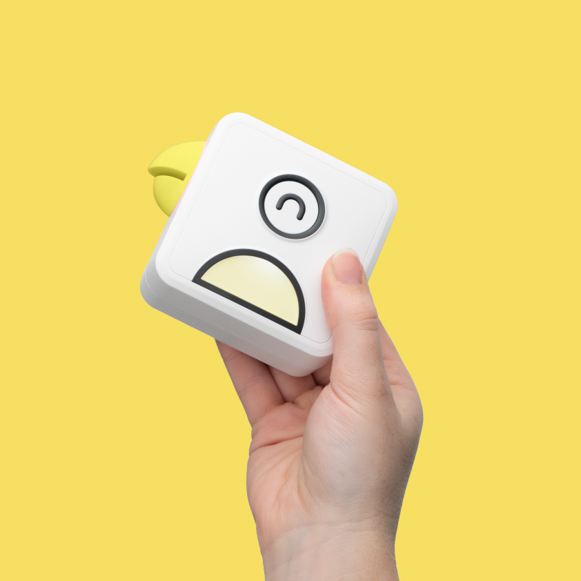 QuickSnap – Kompakt trådlös skrivare med en smal design för omedelbar fotoutskrift