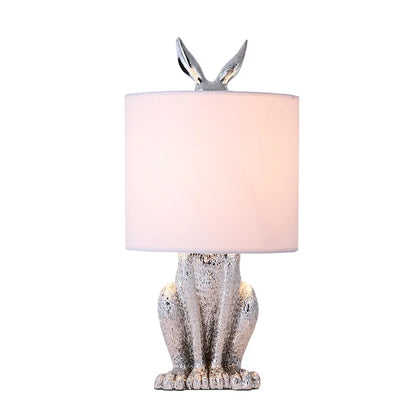 DesignGlow - Maskerad Kanin Bordslampa i Modern Stil