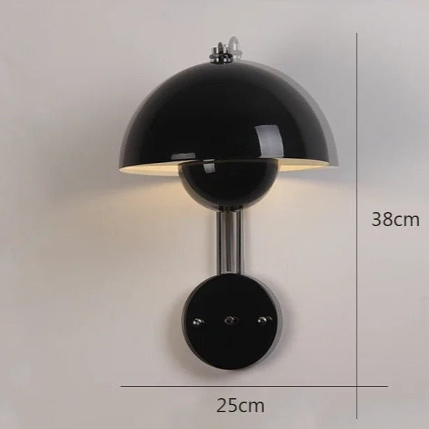 NightBud - Modern vägglampa med svampdesign