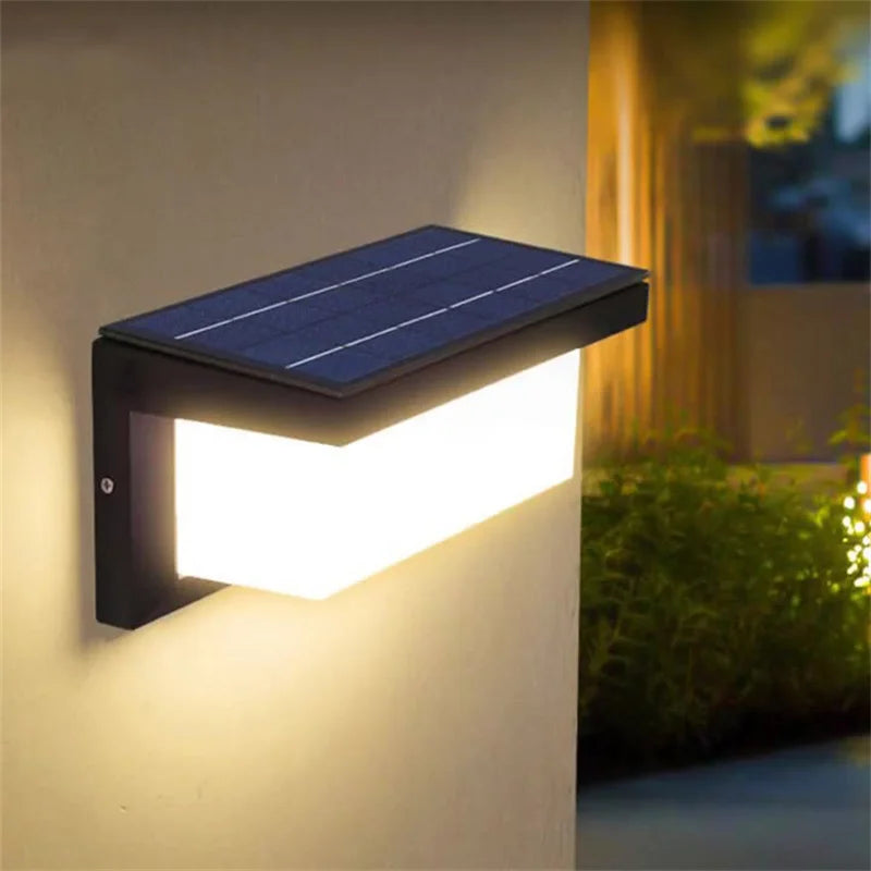 SolarElegance - Lyxig Solenergi Vägglampa