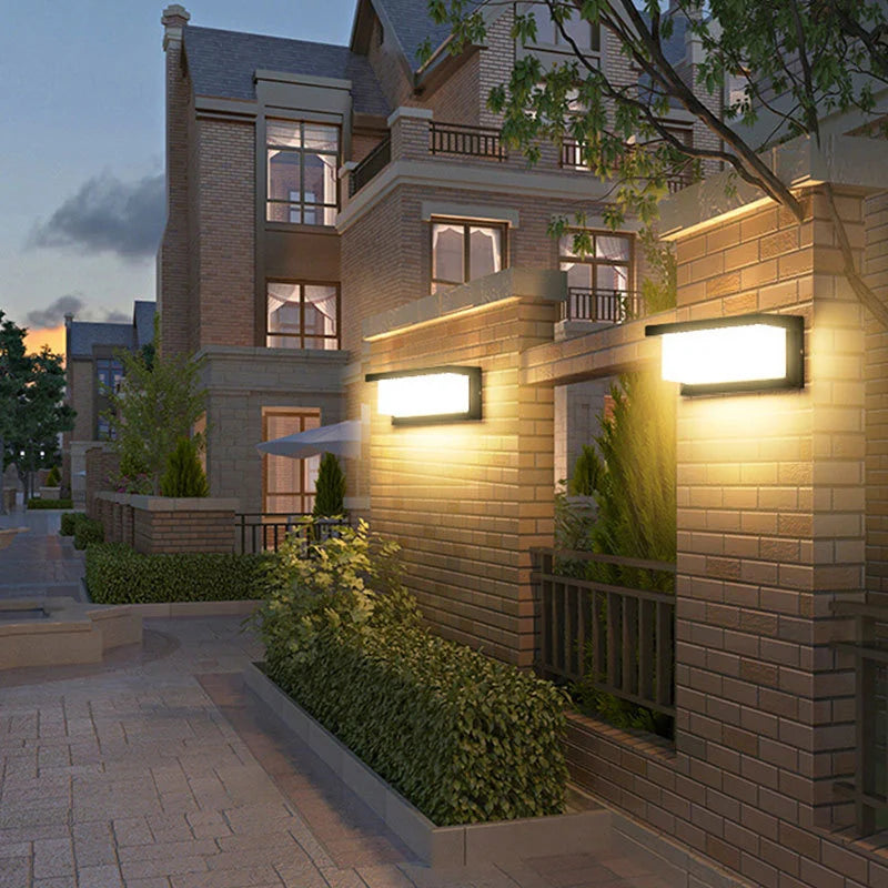 SolarElegance - Lyxig Solenergi Vägglampa