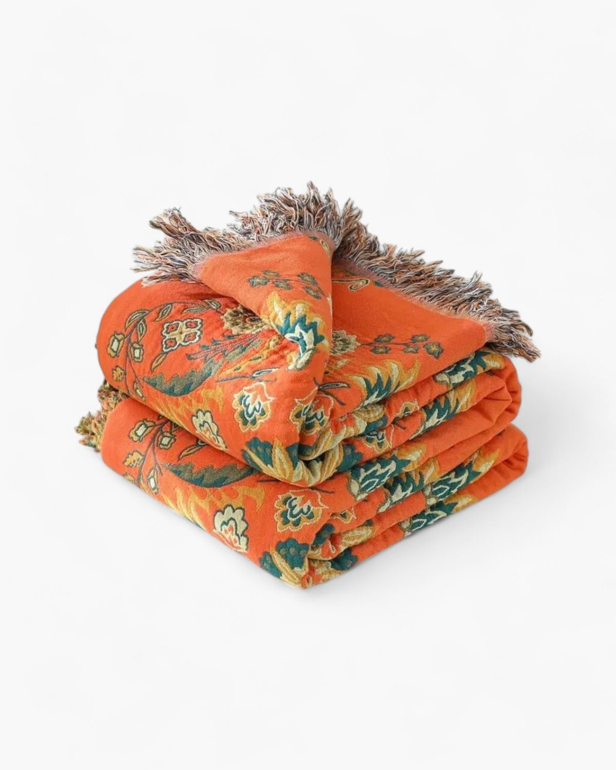 Carvallo – Lyxig Bomull Fil med Varm Marigold Nyans & Bohemisk Charm