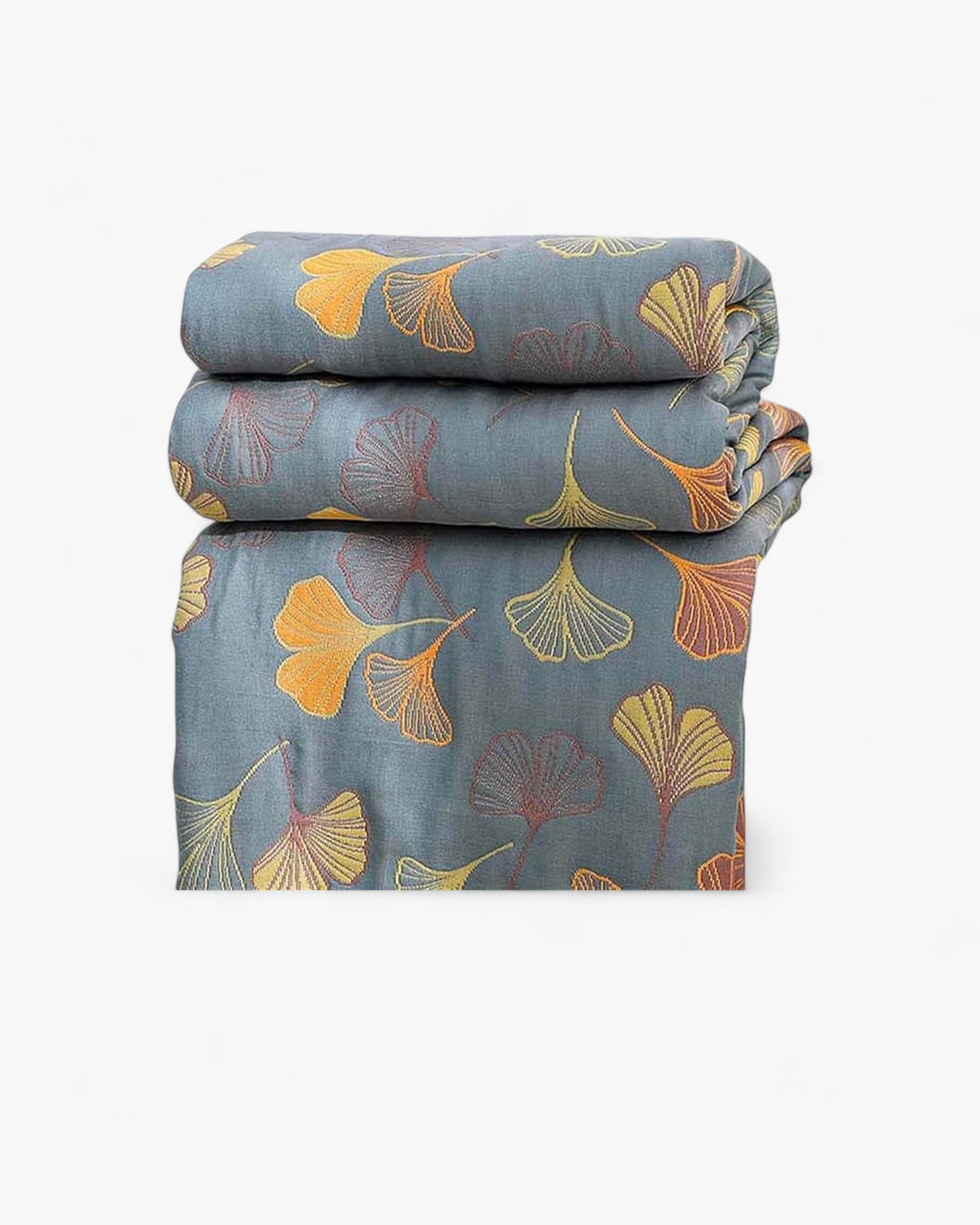 Carvallo – Lyxig bomullsfilt med fint lövmönster för värme och stil