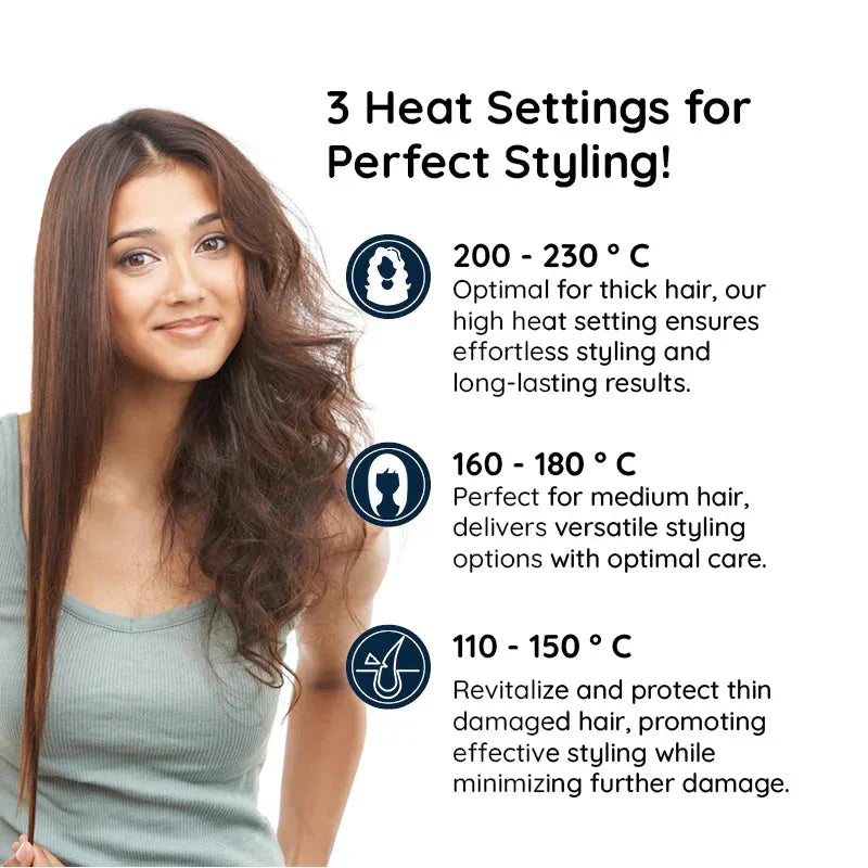 Luxora Professional 2 i 1 Rotating Iron Hair Brush