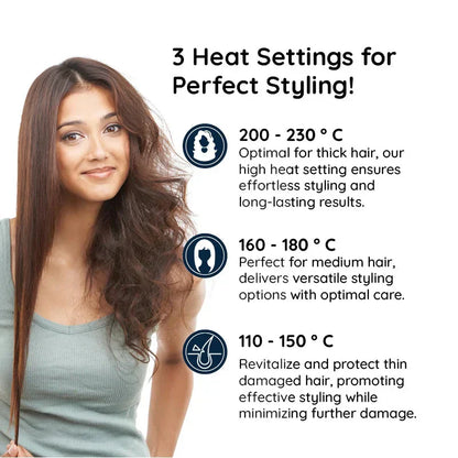 Luxora Professional 2 i 1 Rotating Iron Hair Brush