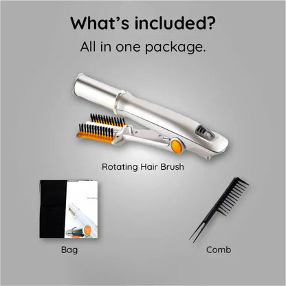 Luxora Professional 2 i 1 Rotating Iron Hair Brush