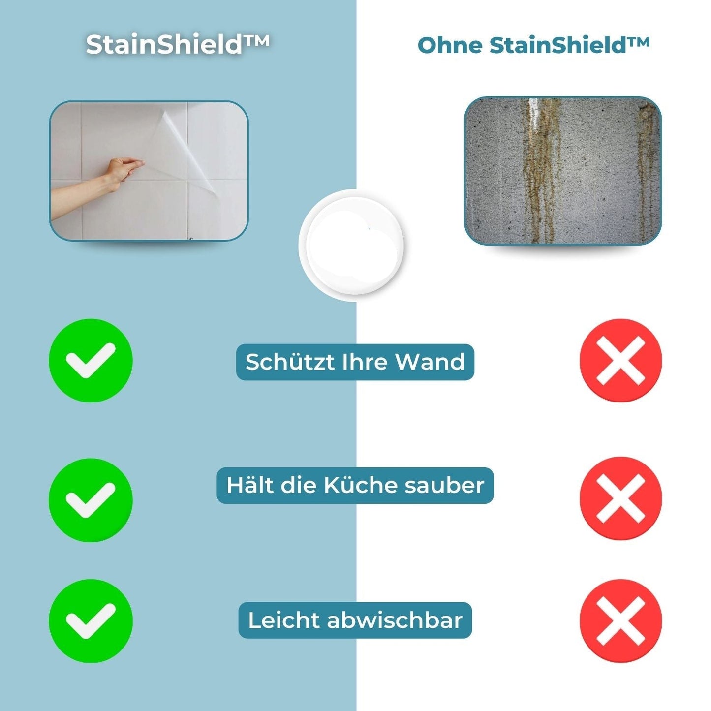 Carvallo - Klistermärke för skydd mot smuts