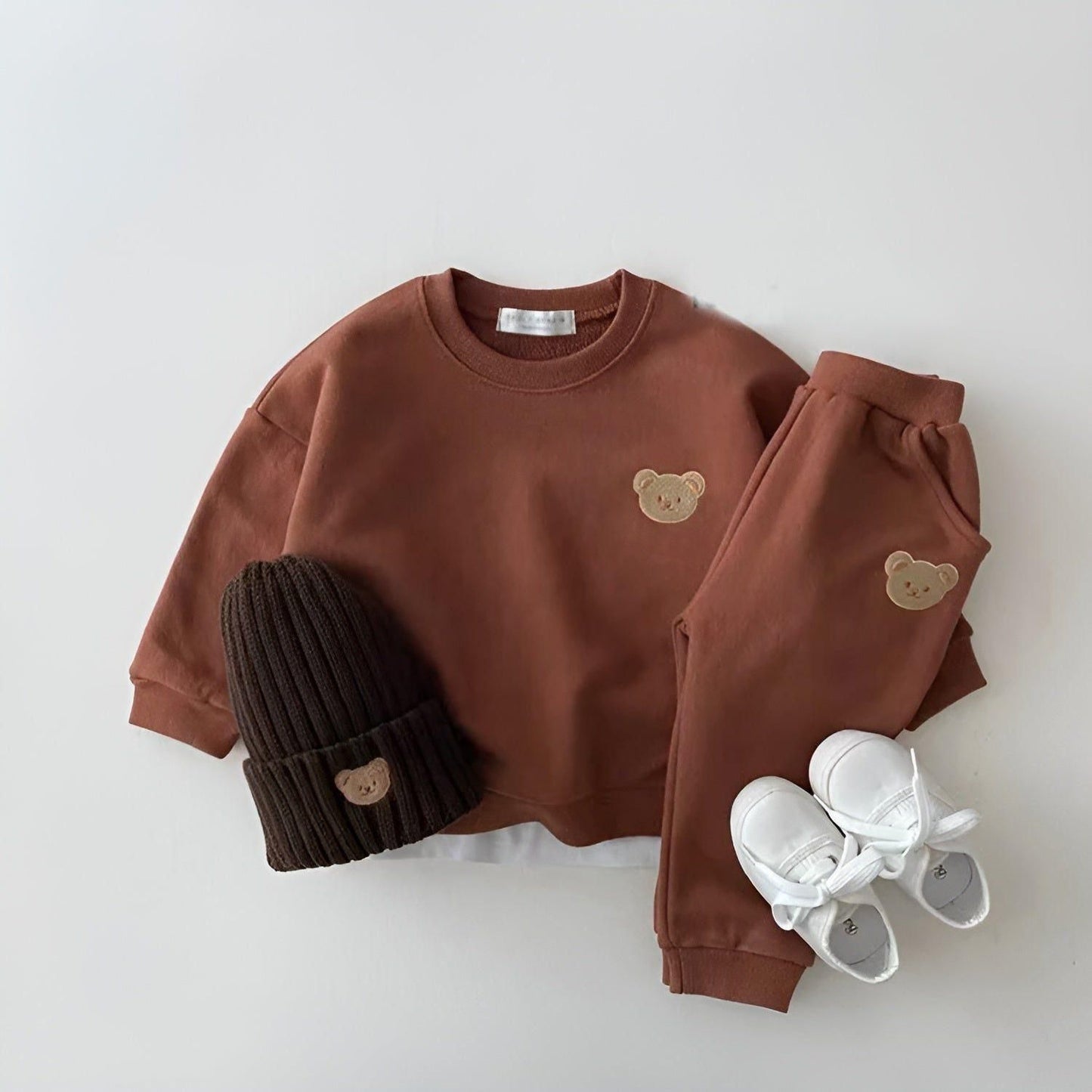 Cozy Cubs - Unisex-Babybjörnar Passande Set för Spädbarn - Tvådelat Set - Tröja och Byxor
