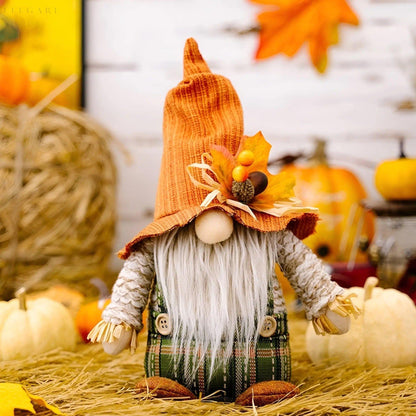 PumpkinElf Ornament - Elf Dwarf Plush Ornamenter