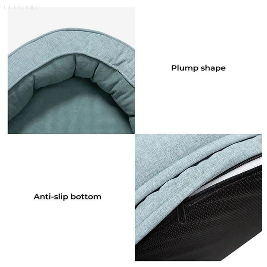 PupDreams Säng - Mjuk & Andningsbar Ortopedisk Stor Hundsäng