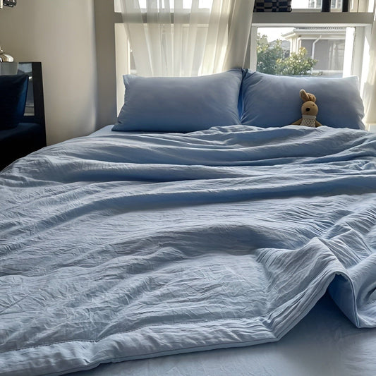 Lätt sommaröverkast – enfärgat, lätt sommaröverkast för komfort