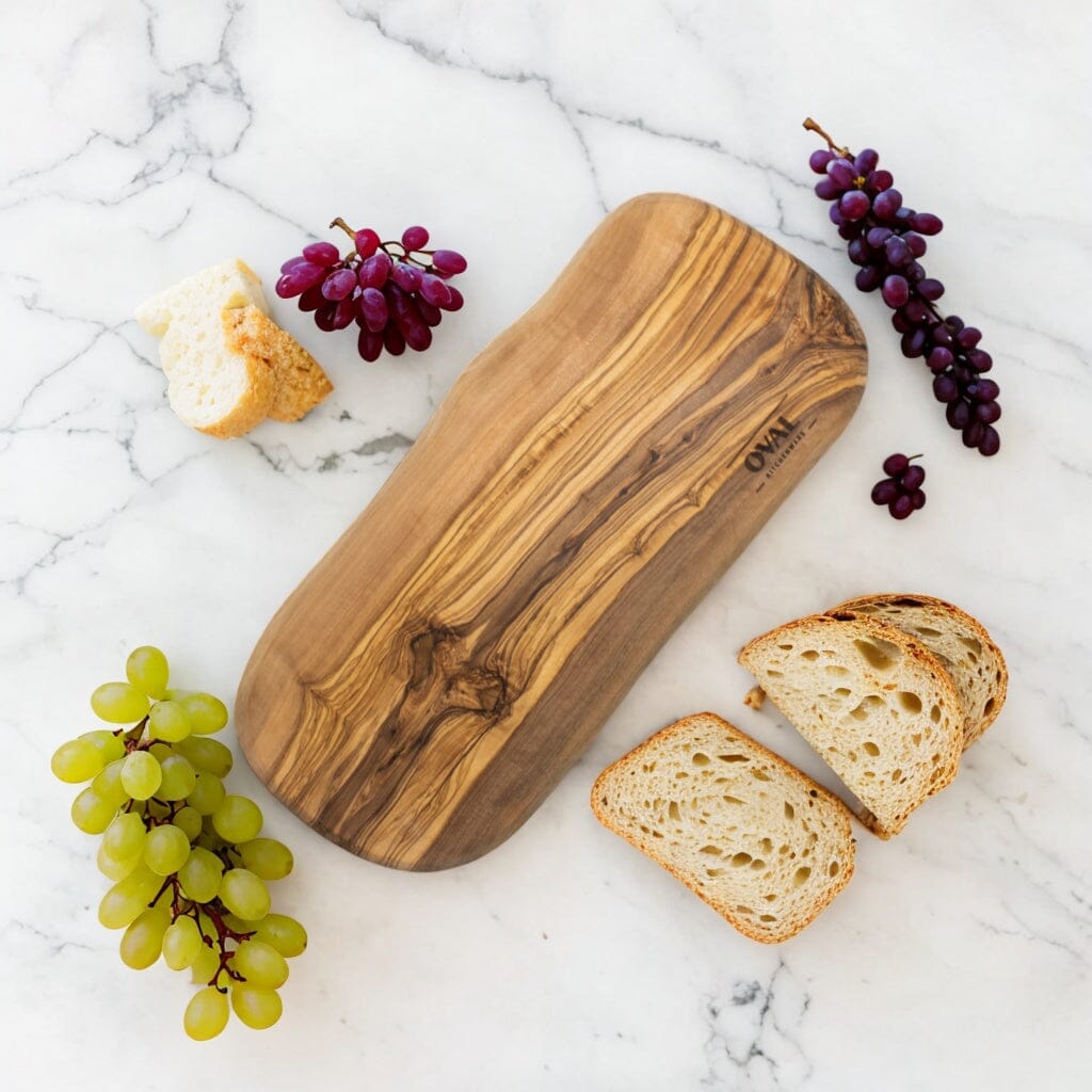 Pure olivträ serveringsbräda | Premium medelhavsolivträ från OVAL